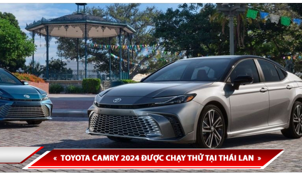 TOYOTA CAMRY 2024 ĐƯỢC CHẠY THỬ TẠI THÁI LAN, RA MẮT TẠI VIỆT NAM CHỈ LÀ VẤN ĐỀ THỜI GIAN